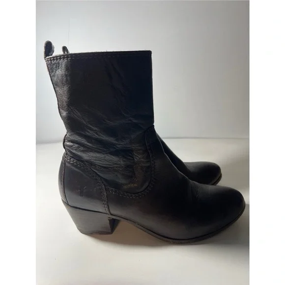 Frye Brown Leather Boots - Picture 4 of 7